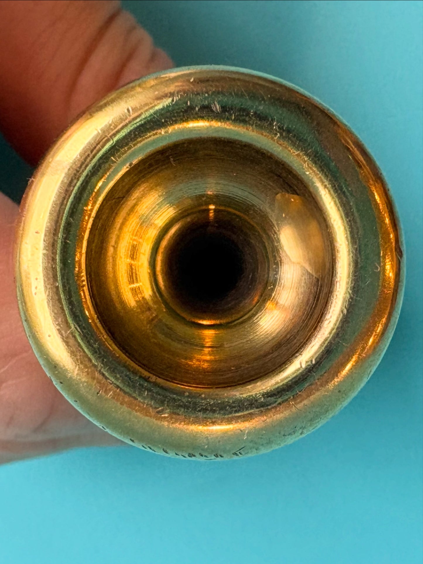 Vincent Bach Corp. New York 2 1/2C (2.5C) Trumpet Mouthpiece - Gold Plated