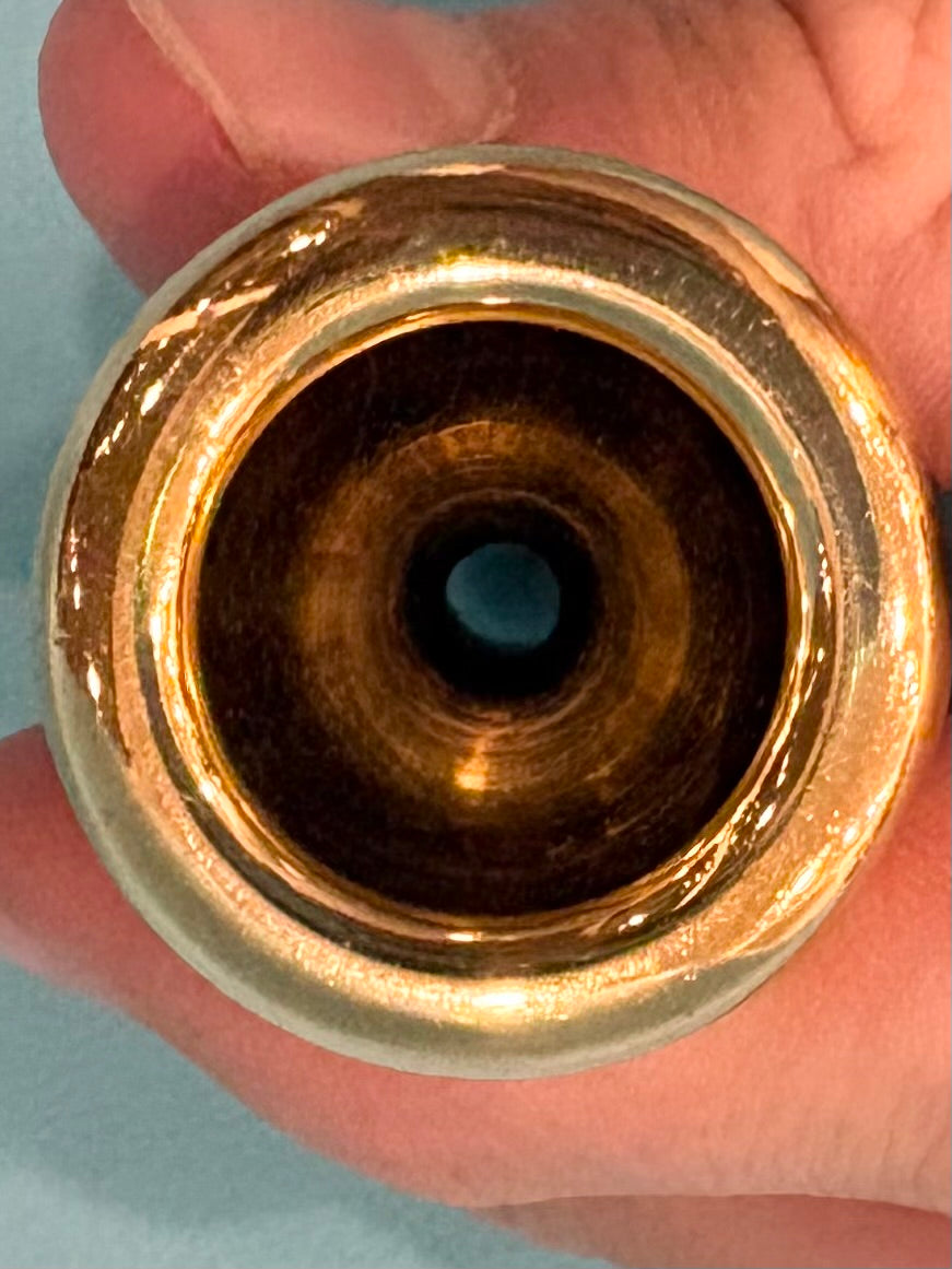 Vincent Bach 1CFL Flugelhorn Mouthpiece - Gold Plated Cup & Rim