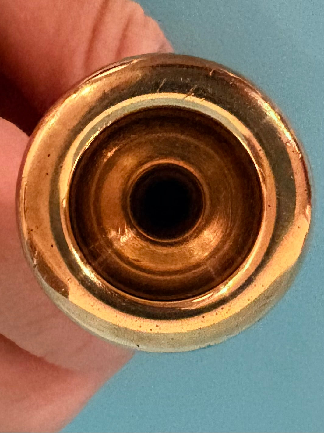 Gold 1930s Vincent Bach Corp. New York 7C Trumpet Mouthpiece - John Brierly