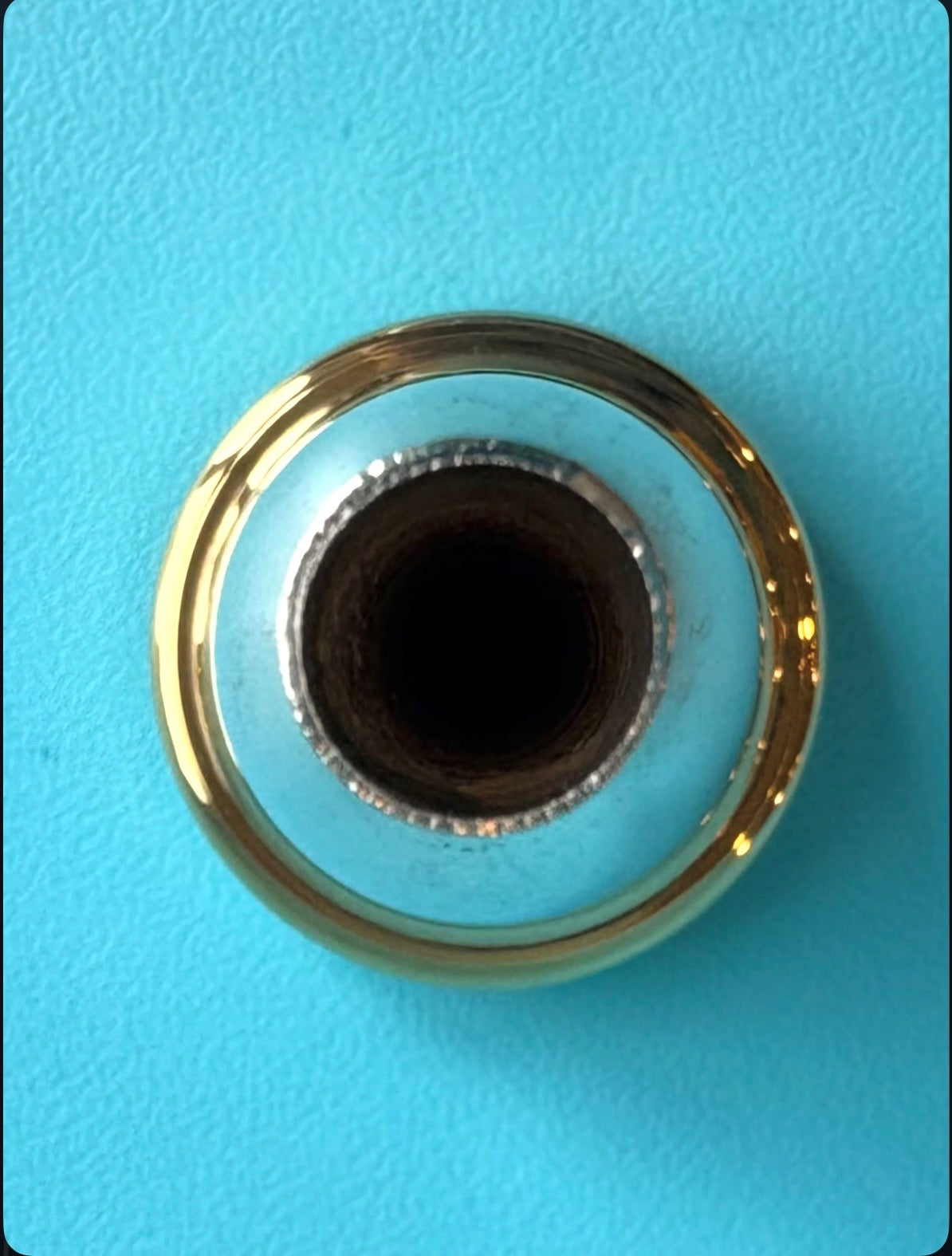 Vincent Bach Corp. 7C Trombone Mouthpiece - Gold Cup & Rim