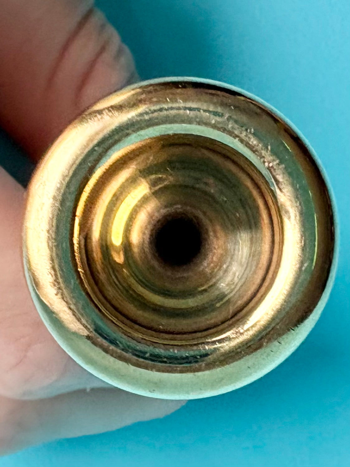 Curry 1.5C Trumpet Mouthpiece - Gold Cup & Rim