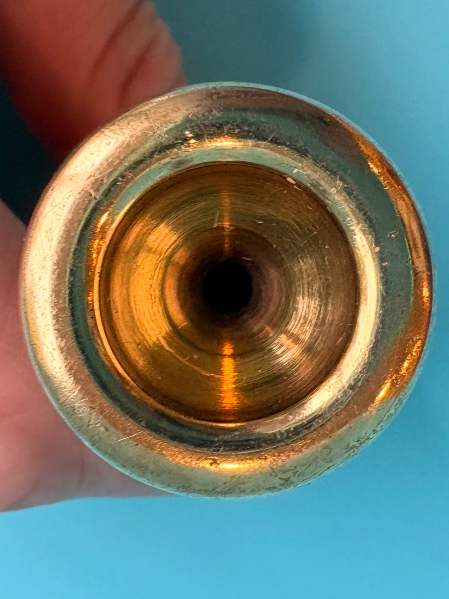 Gold Plated Jettone Doc Severinsen (DS) Model Trumpet Mouthpiece - Ratzenberger Era