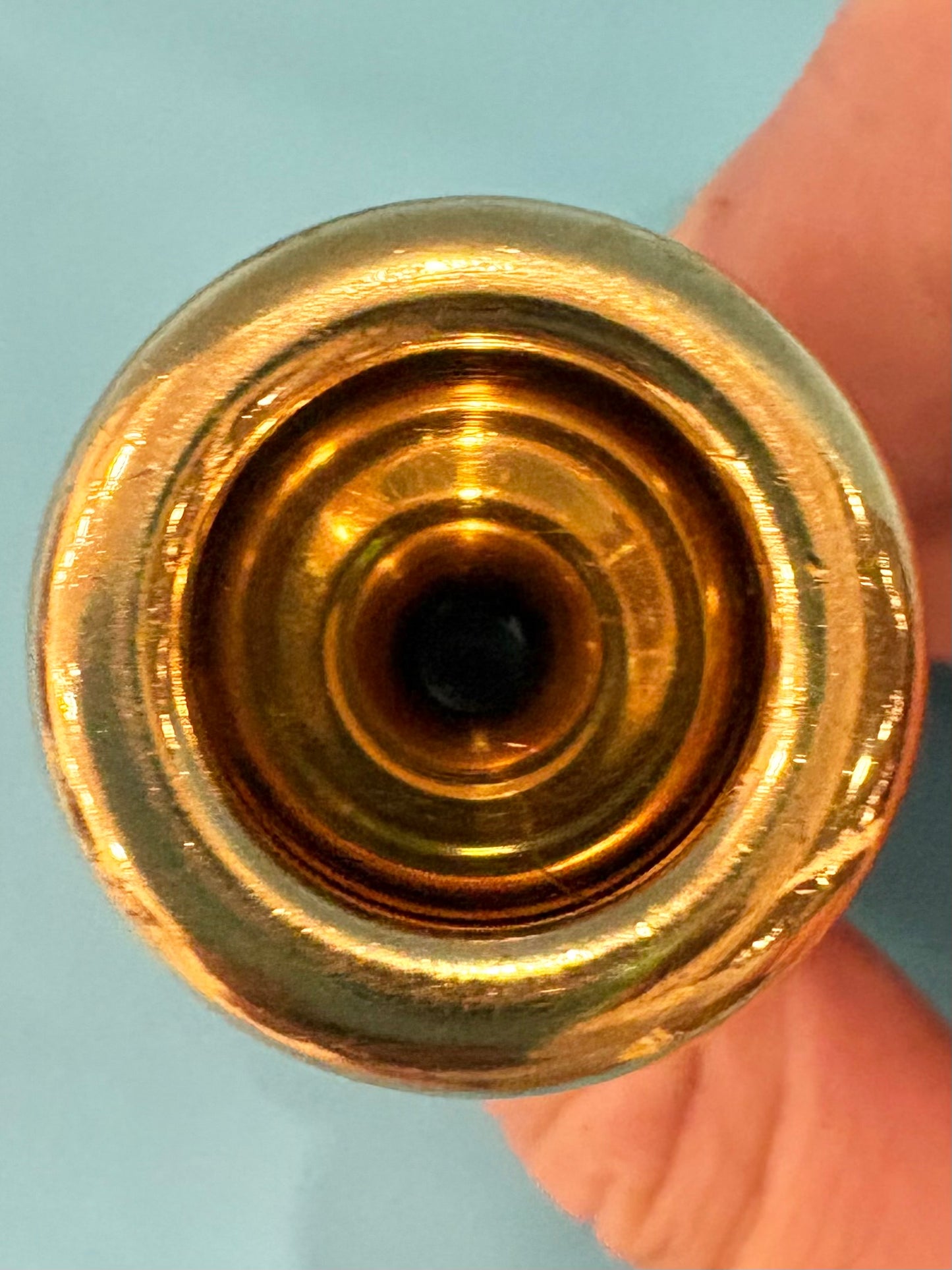 Vincent Bach 1 1/2C (1.5C) Trumpet Mouthpiece - Reeves Sleeves - Gold Cup & Rim