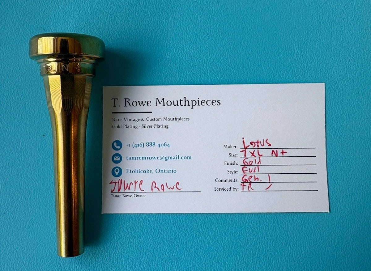 Lotus Trumpets 7XL N+ Generation 1 Trumpet Mouthpiece