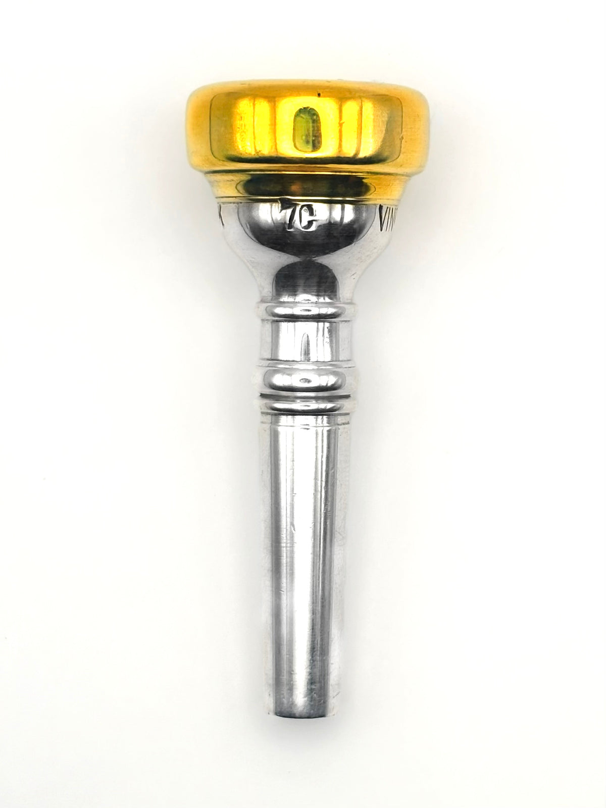 Gold 1930s Vincent Bach Corp. New York 7C Cornet Mouthpiece