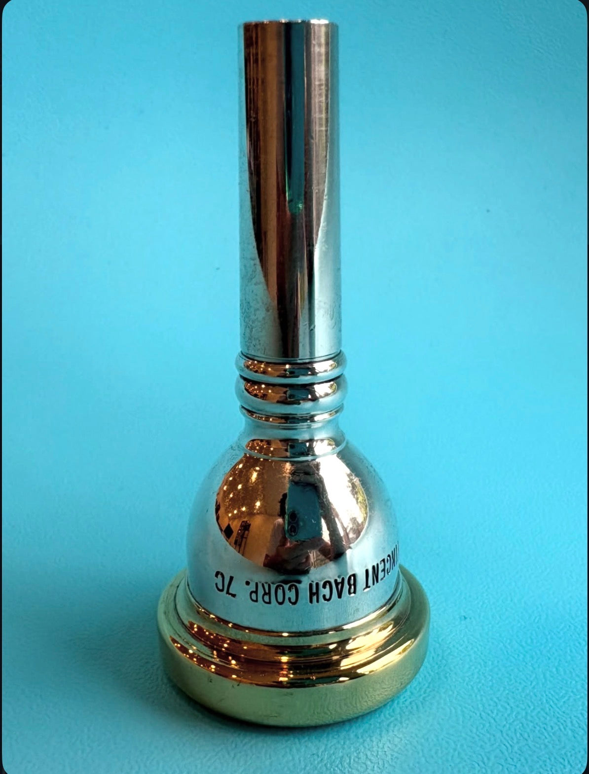 Vincent Bach Corp. 7C Trombone Mouthpiece - Gold Cup & Rim