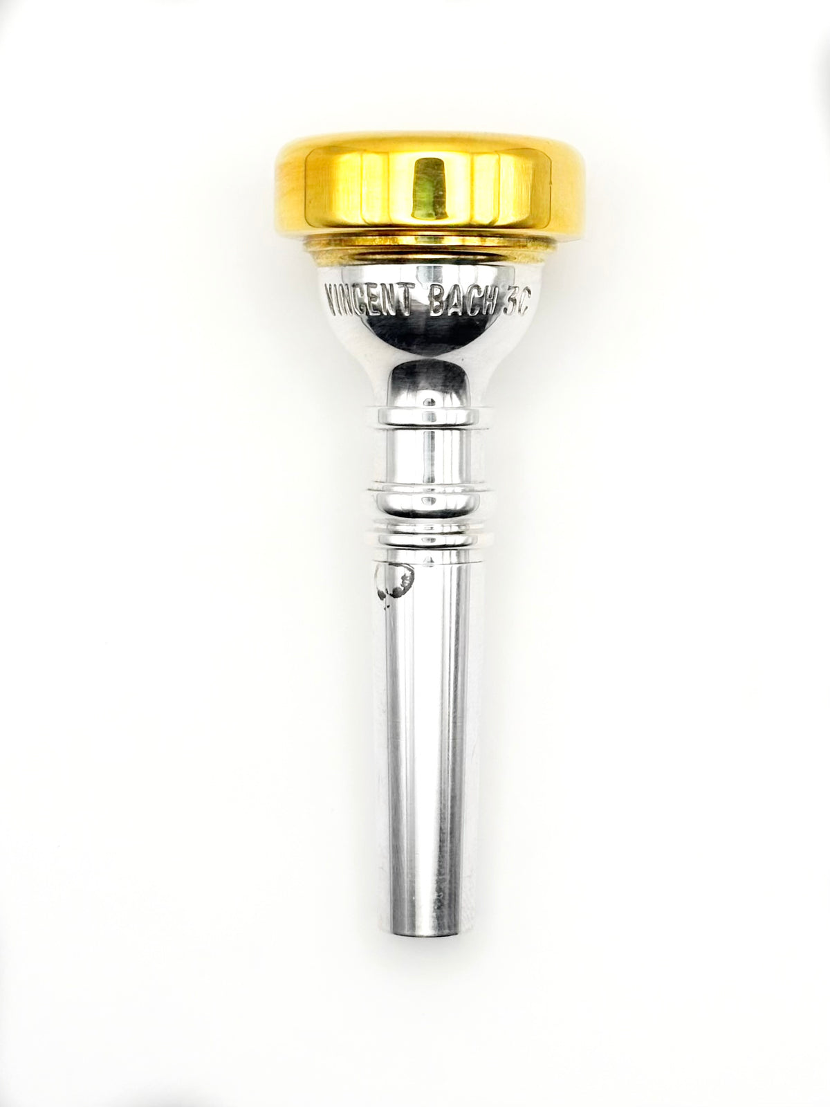 Vincent Bach 3C Bb Cornet Mouthpiece - Gold Cup & Rim