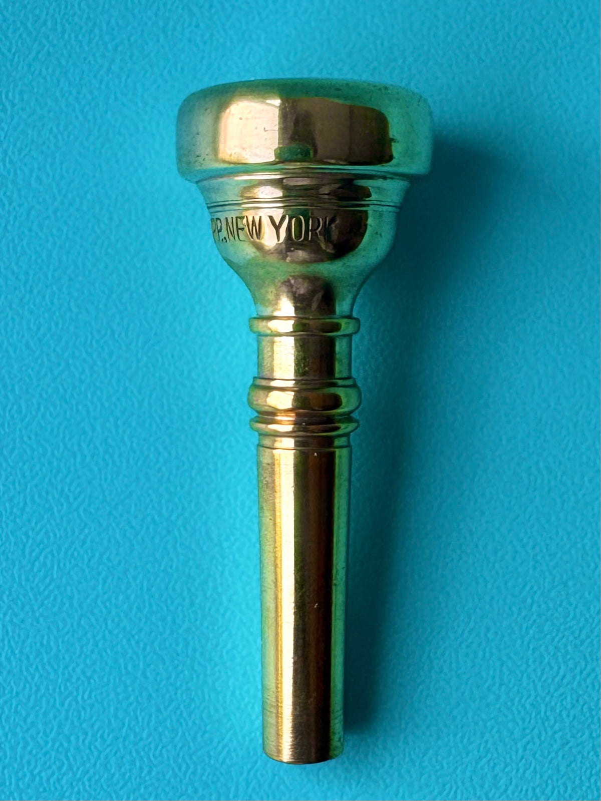 Vincent Bach Corp New York Model 7 Cornet Mouthpiece - Gold Plated