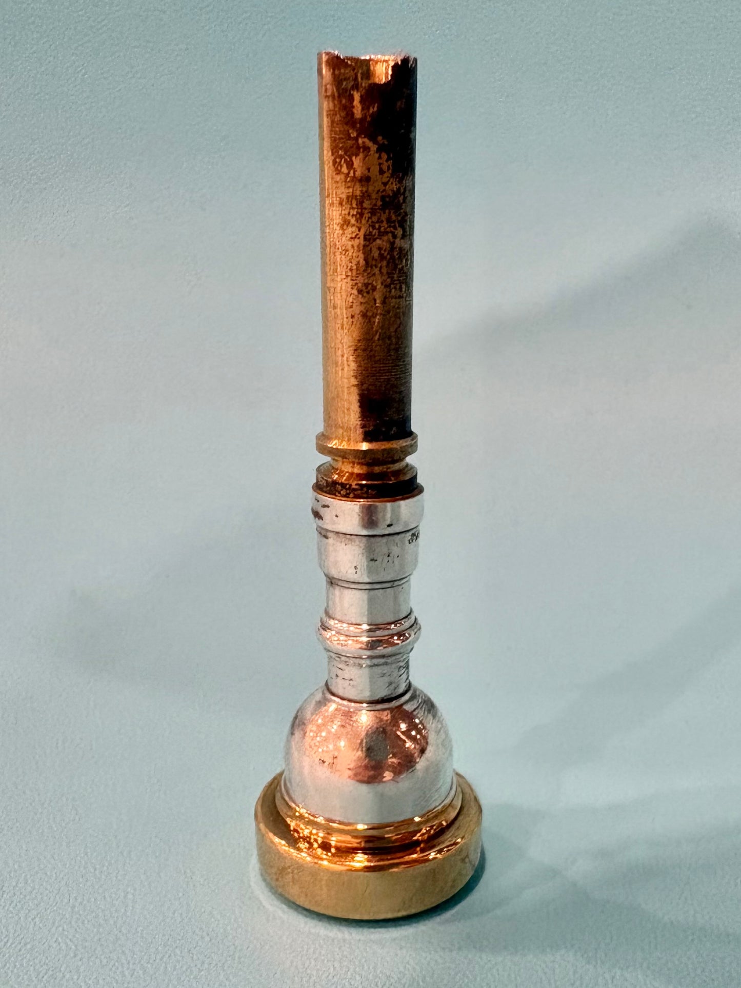 Vincent Bach 1 1/2C (1.5C) Trumpet Mouthpiece - Reeves Sleeves - Gold Cup & Rim