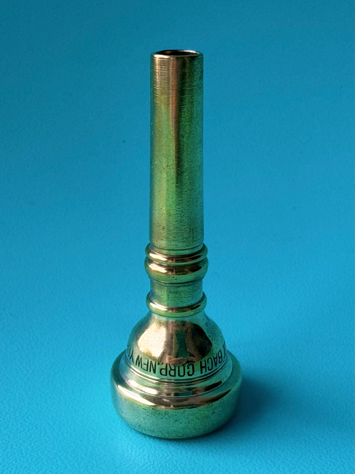 Vincent Bach Corp New York Model 7 Cornet Mouthpiece - Gold Plated