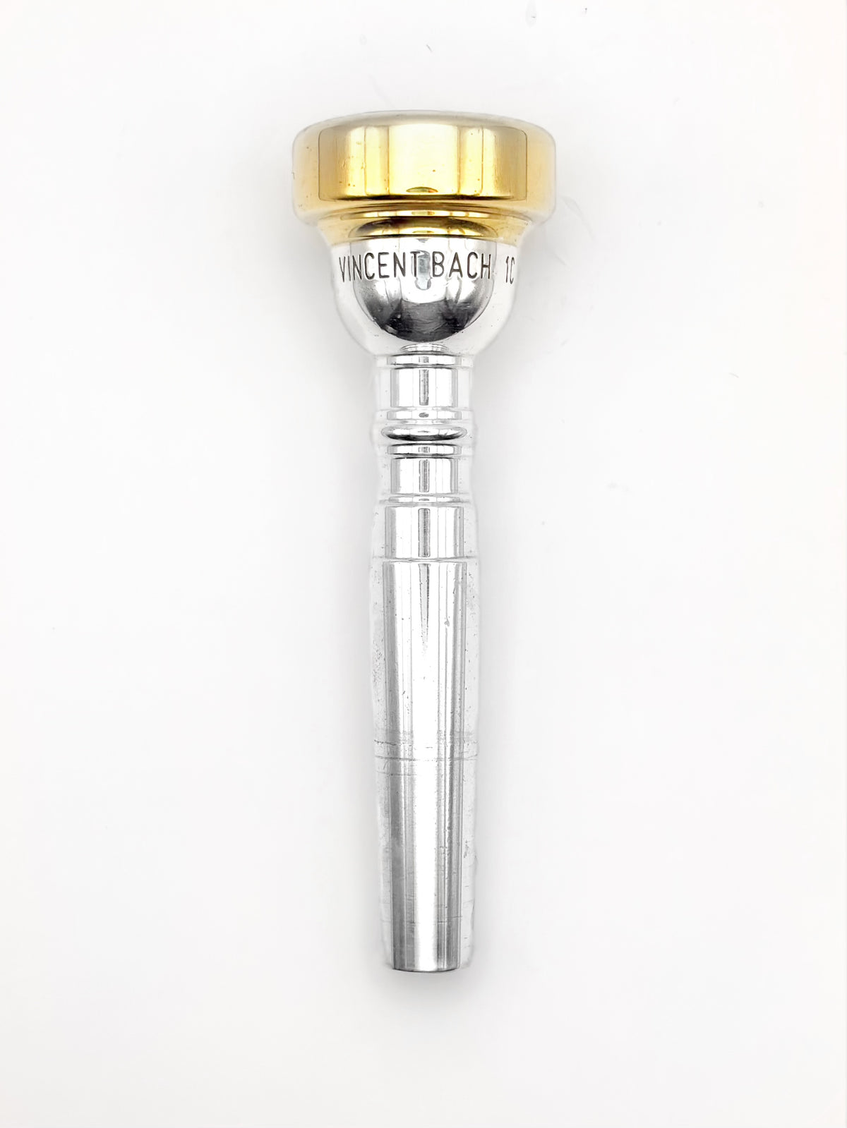 Vincent Bach 1C Trumpet Mouthpiece - 24K Gold Cup and Rim