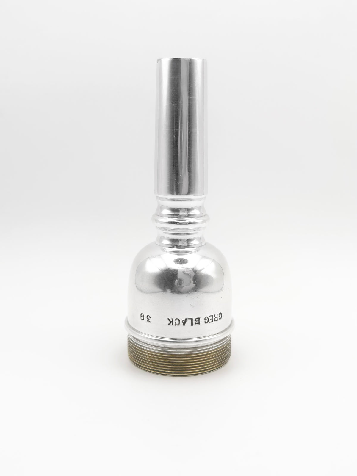 Greg Black Modular 3G Tenor Trombone Mouthpiece Underpart - Silver