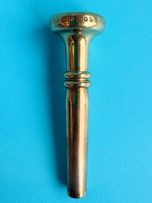 Gold Plated Jettone Doc Severinsen (DS) Model Trumpet Mouthpiece - Ratzenberger Era
