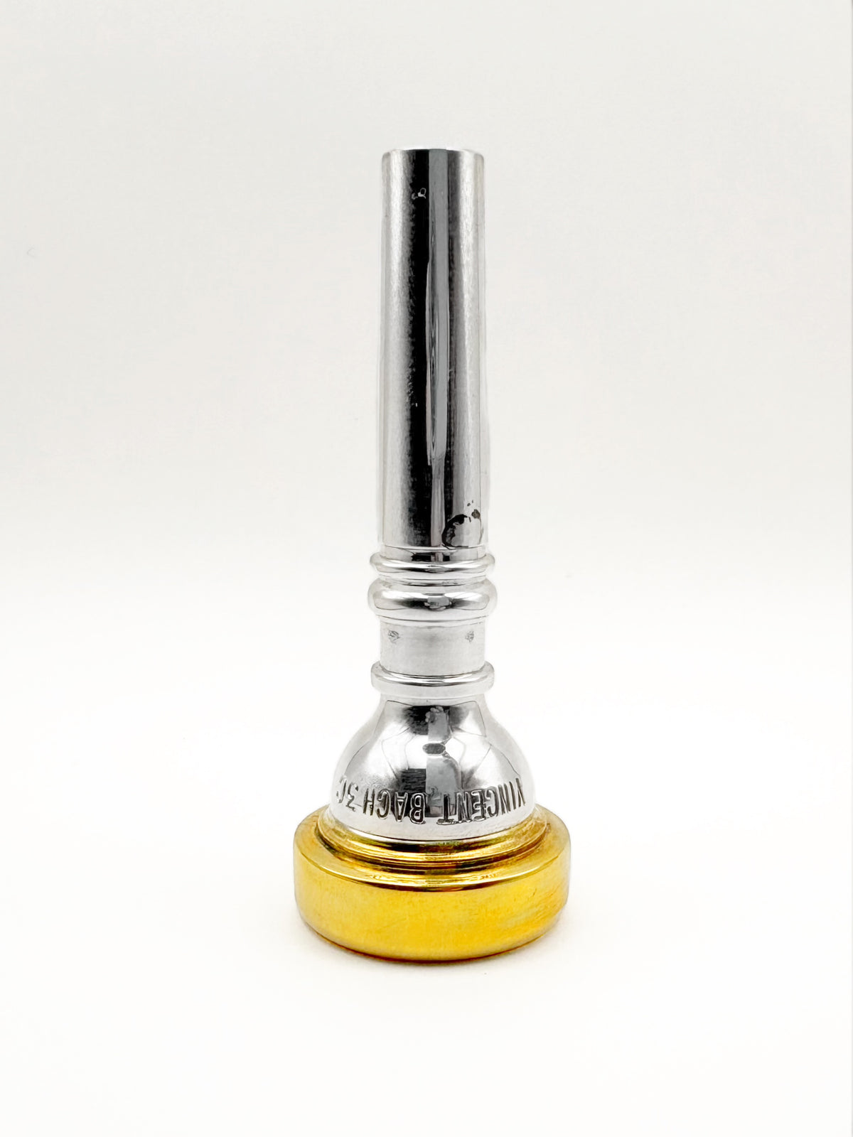 Vincent Bach 3C Bb Cornet Mouthpiece - Gold Cup & Rim