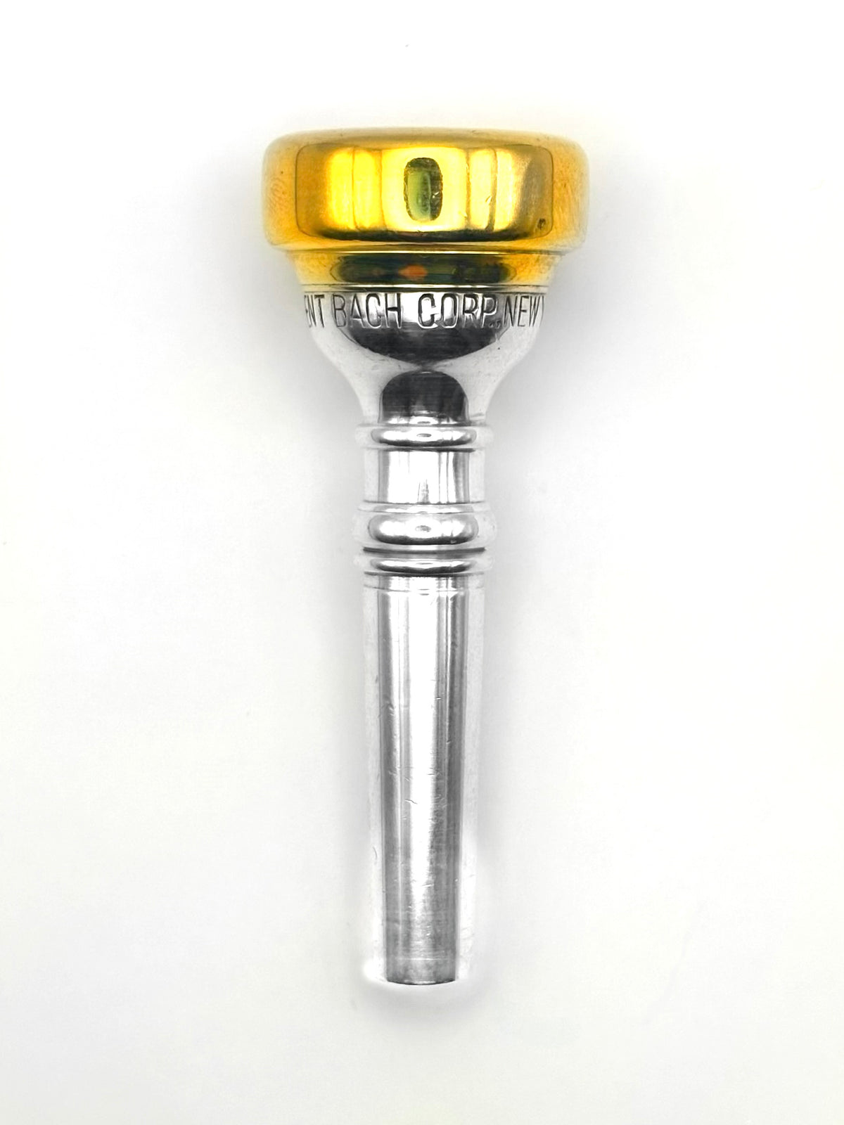 Gold 1930s Vincent Bach Corp. New York 7C Cornet Mouthpiece