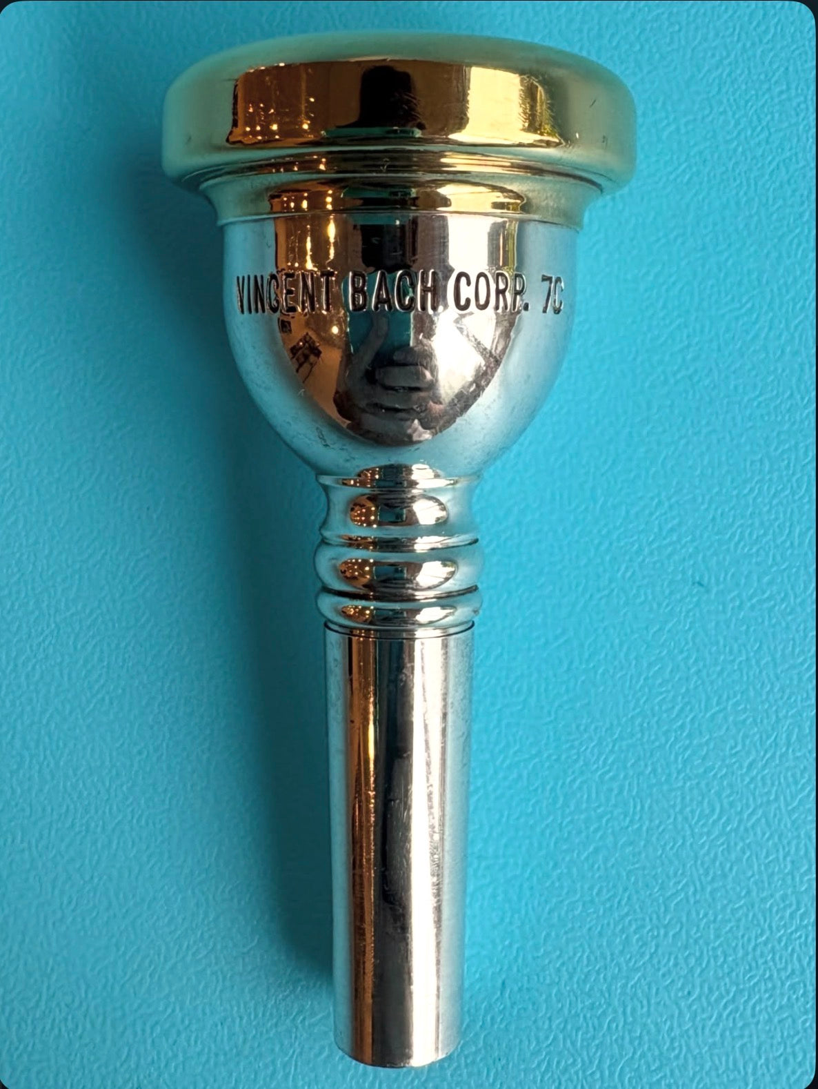 Vincent Bach Corp. 7C Trombone Mouthpiece - Gold Cup & Rim