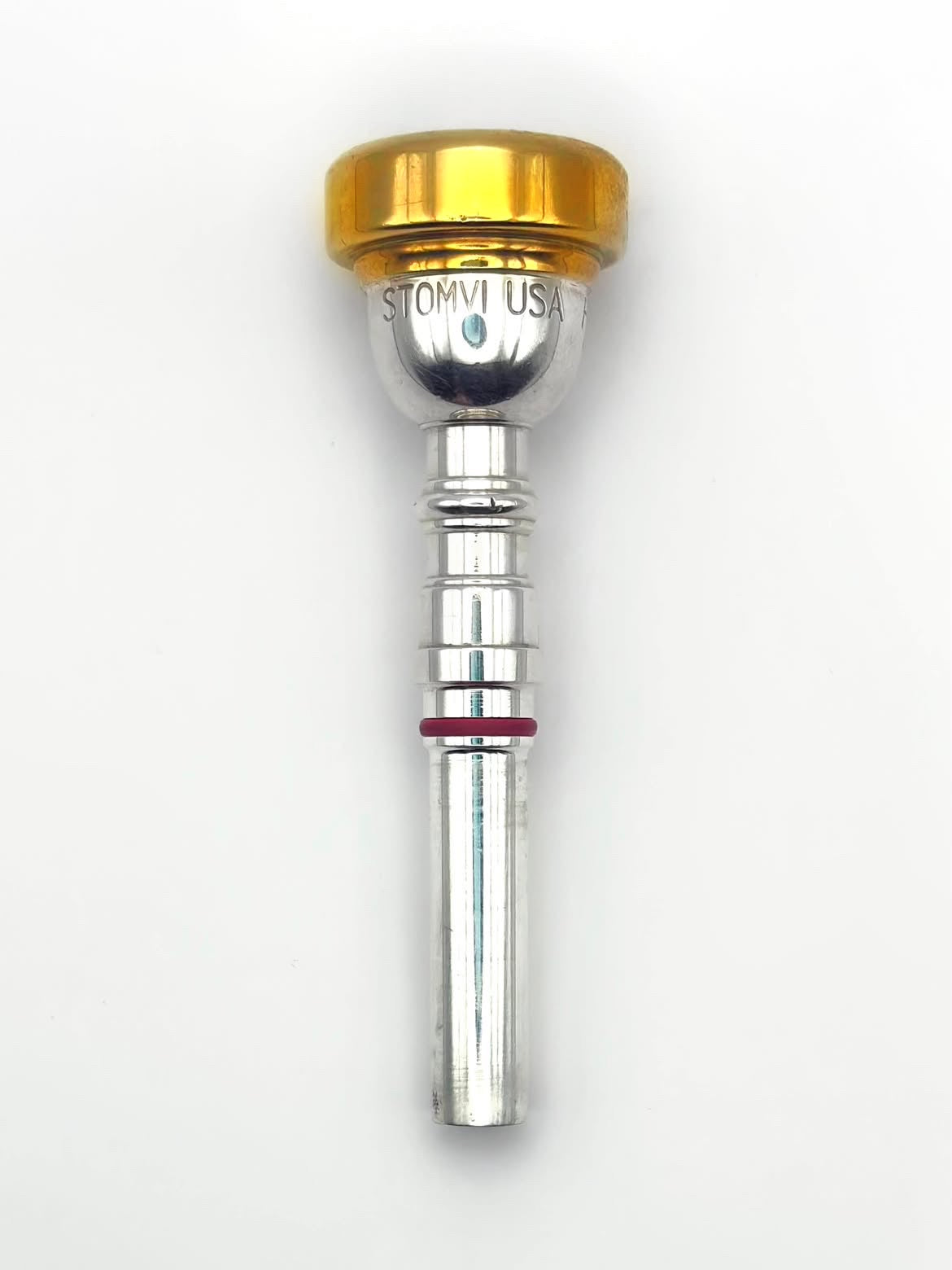 Stomvi Flex 1C Trumpet Mouthpiece - Gold Cup and Rim