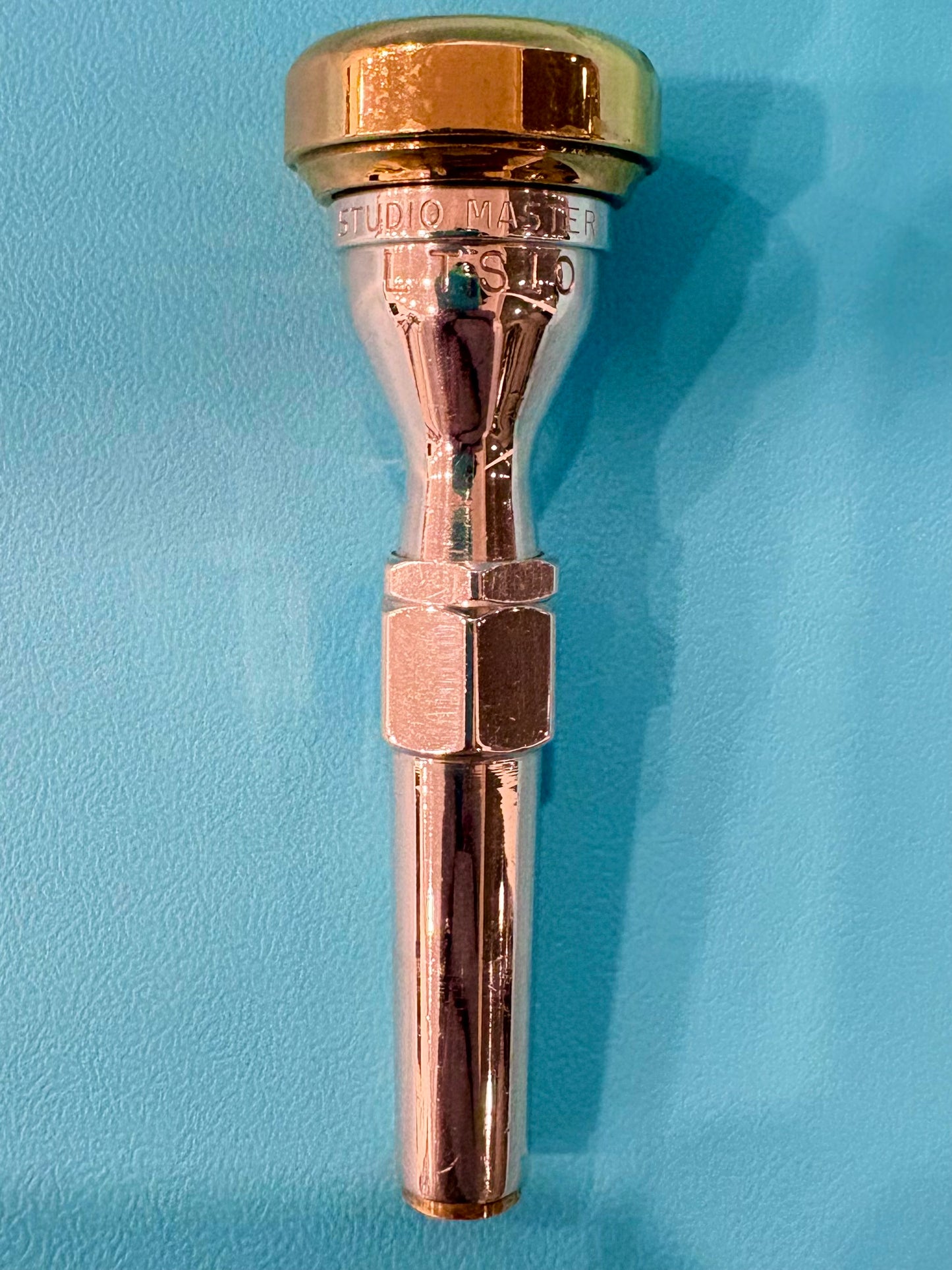 Modular Stork Studio Master LTS10 Commercial Trumpet Mouthpiece Set - Gold Rim