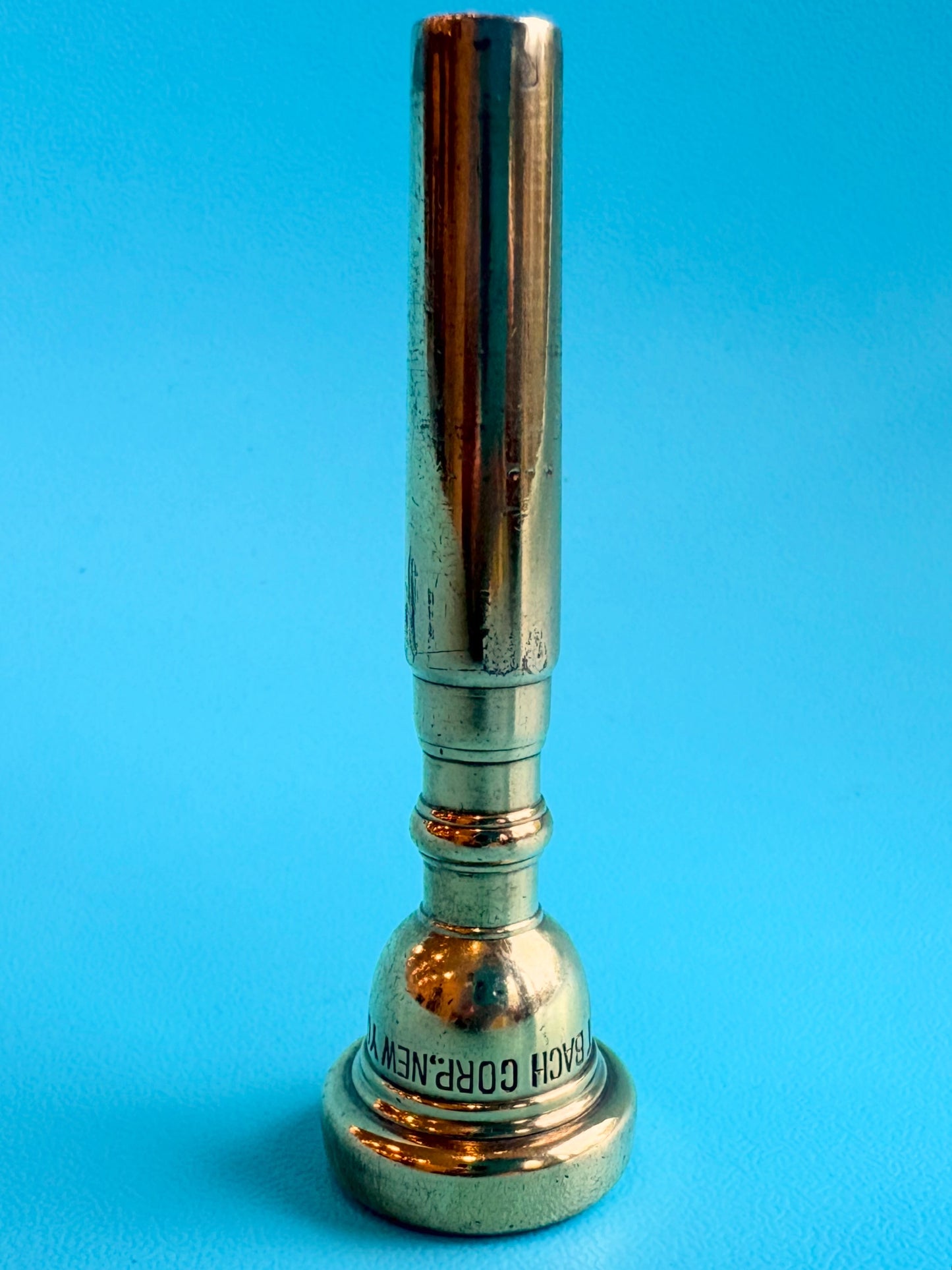 Vincent Bach Corp. New York 2 1/2C (2.5C) Trumpet Mouthpiece - Gold Plated