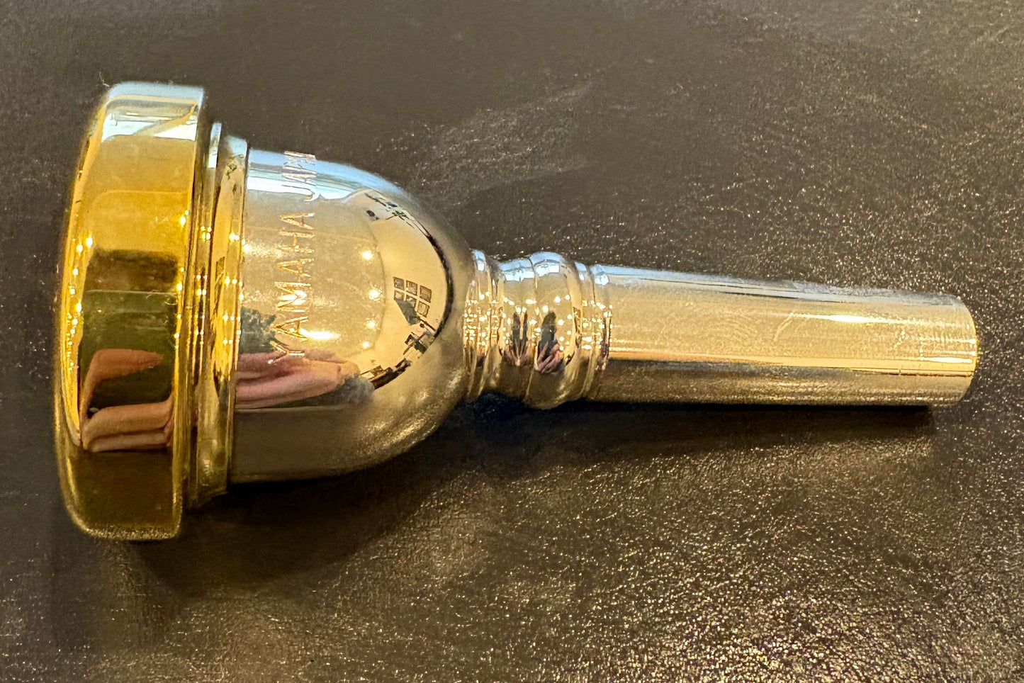 Trombone Mouthpiece Example - Gold Cup and Rim