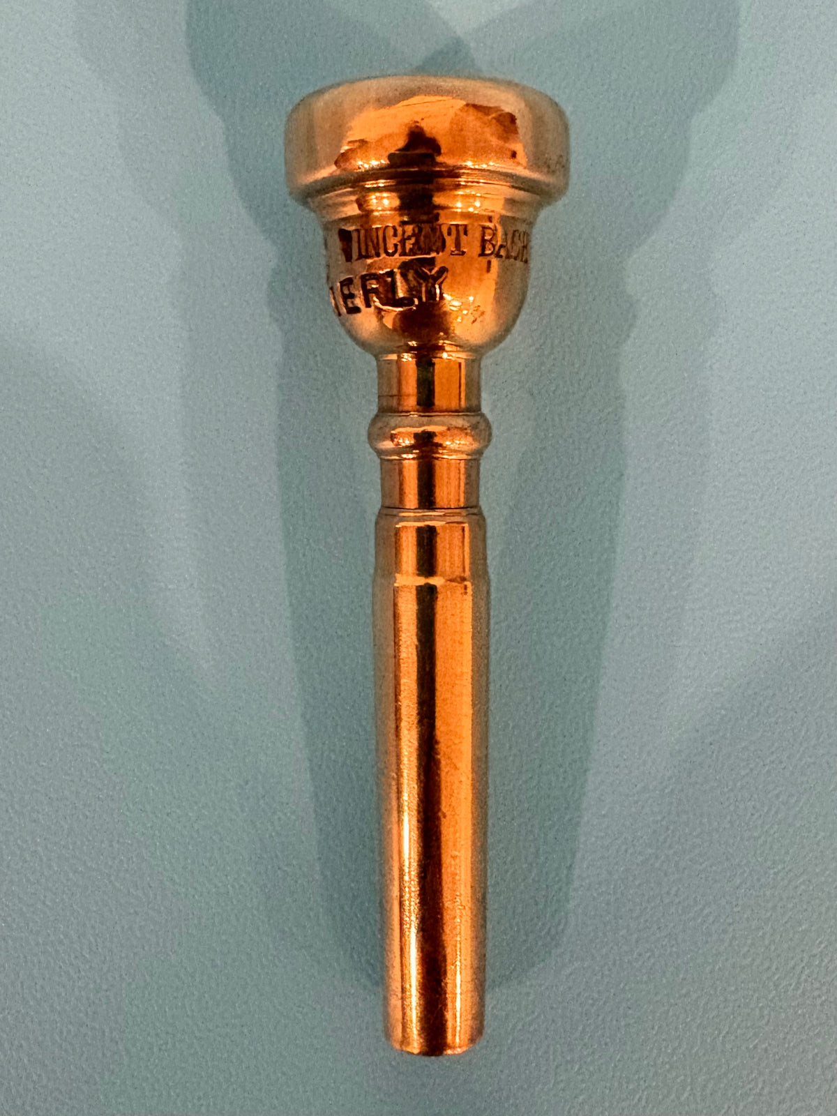 Gold 1930s Vincent Bach Corp. New York 7C Trumpet Mouthpiece - John Brierly