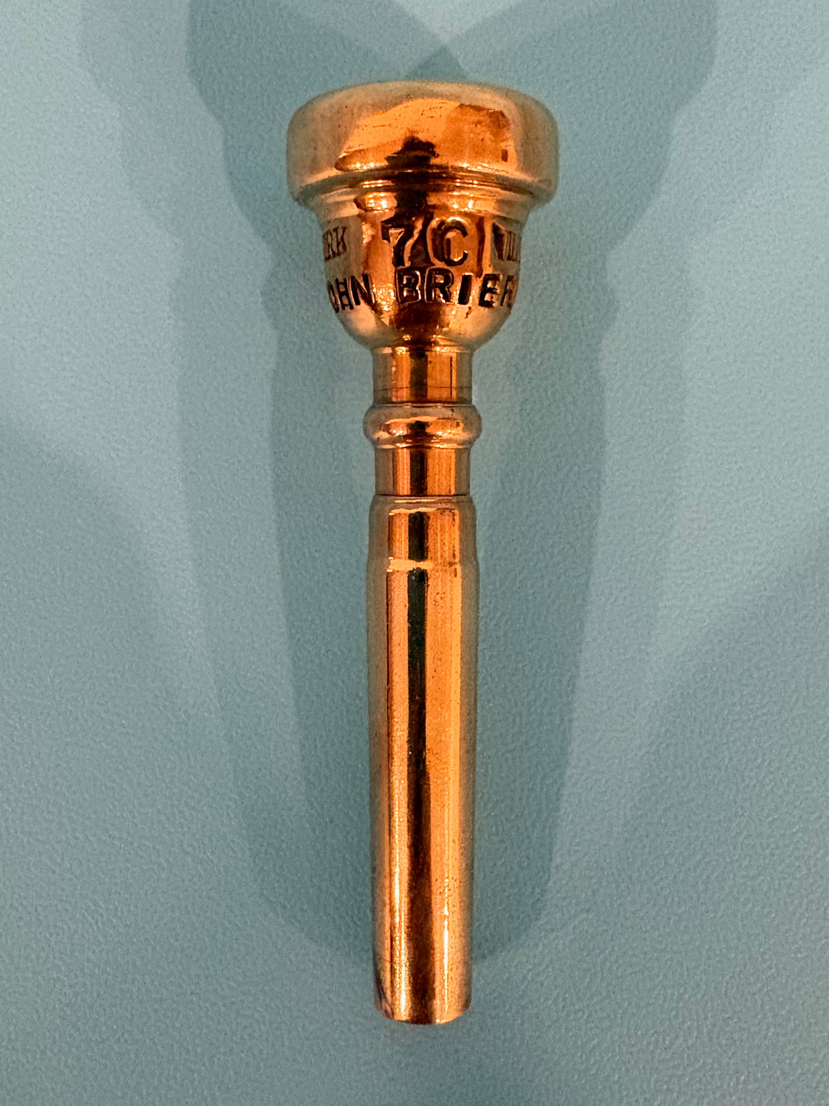 Gold 1930s Vincent Bach Corp. New York 7C Trumpet Mouthpiece - John Brierly