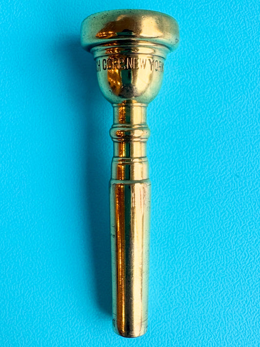 Vincent Bach Corp. New York 2 1/2C (2.5C) Trumpet Mouthpiece - Gold Plated